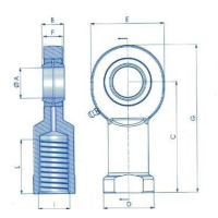 BALL JOINT END SC-ES-2RS TYPE
